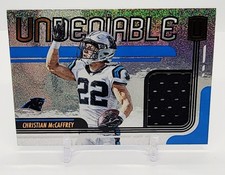 2019 CHRISTIAN MCCAFFREY UNPARALLELED UNDENIABLE PATCH #UN-CM CAROLINA PANTHERS