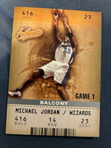 2002-03 Fleer Authentix Michael Jordan Balcony 124/250 Rare!