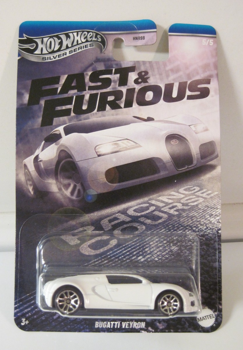 Hot Wheels 2025 Silver Series Fast Furious Racing Course Bugatti Veyron