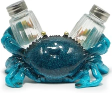 Sea Crab With Salt and Pepper Shaker Figurines Decoration Crab Set with Holde...