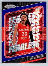 2024 Panini Prizm WNBA #13 Aerial Powers Fearless Blue Pulsar 008/199 Basketball