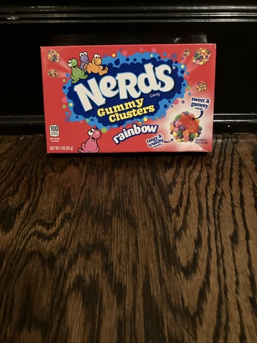 Unopened Nerd Gummy Clusters Box Containing One Singular Nerd Gummy Cluster!!!!!