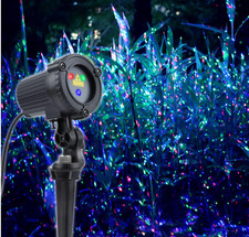 Proyector l ser navide o RGB impermeable, luces de estrellas para jard n exterio