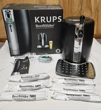 Krups Beertender VB2158 Counter Beer Tap System With 6 Beertender Tubes
