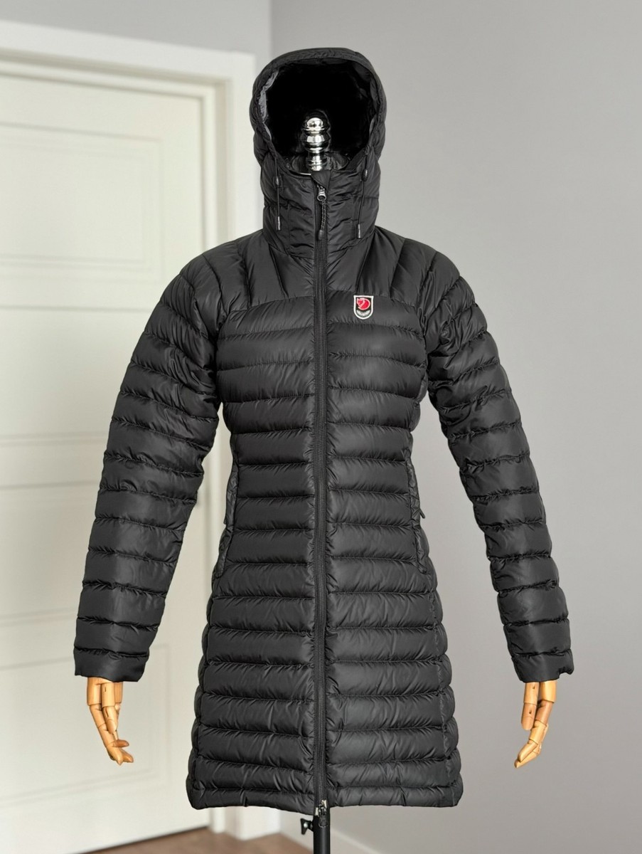 FJALLRAVEN 80773 Snow Goose Jacket Down Long Parka Women's Size XS