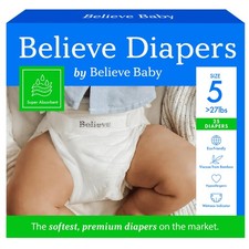 Diapers Size 5  27 Lbs Viscose Diapers 25 Count   Natural Baby Diaper, and ...