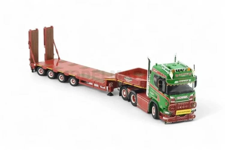 TEKNO 87456 Jan Mues Scania Next Gen R-Serie 6x2 pianale basso 4assi - 1:50 - Immagine 4 di 4
