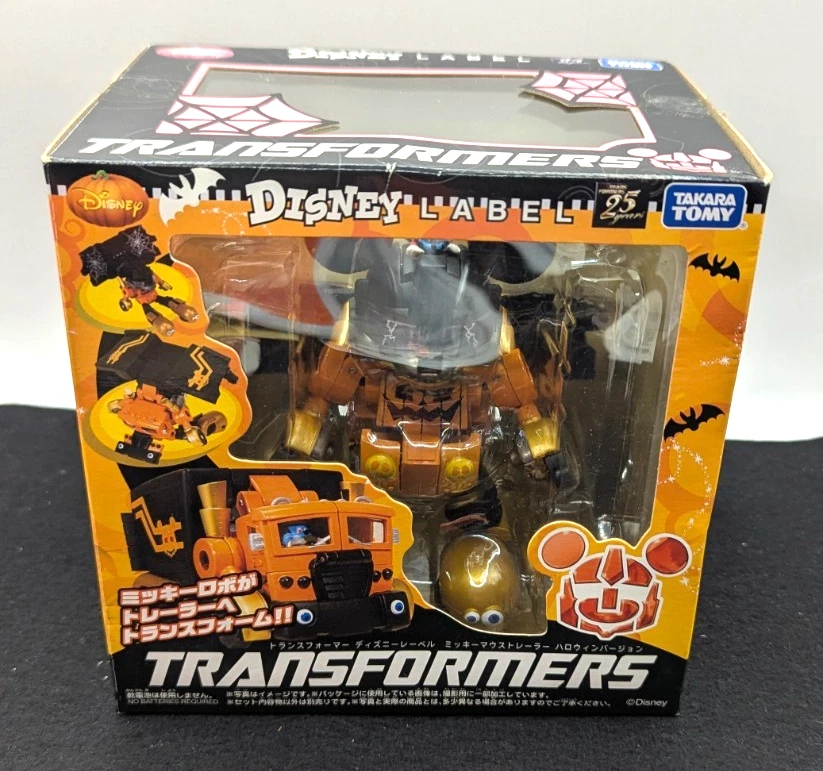 Transformers Disney Label Mickey Mouse Halloween Ver. Takara Tomy Used Good - Image 2 of 4