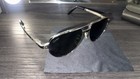 Cartier Men’s Aviator Sunglasses Silver Metal Frame Black Tinted Lenses Case — photo 2