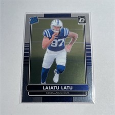 Panini 2024 Donruss Optic Laiatu Latu Colts Rated Rookie #13 Retro Football Card
