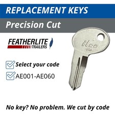 Featherlite Keys Horse Trailers Recreational Trailer Key Cut to Code AE001-AE060