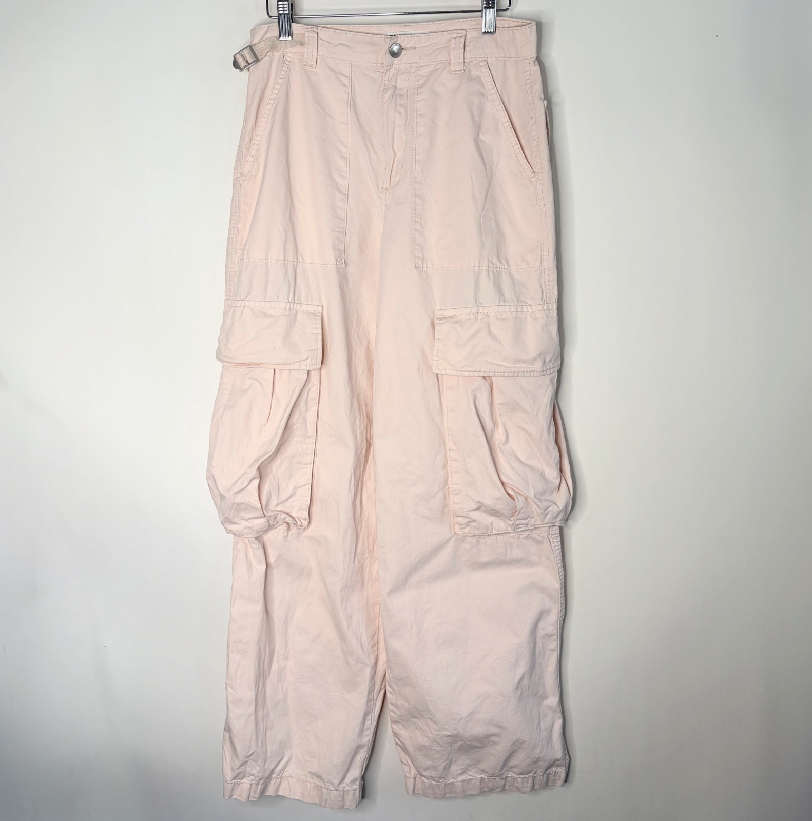 Pull and Bear Cargo Pants Gorpcore Light Pink Loo… - image 1