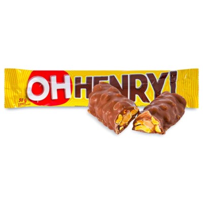 OH HENRY Chocolate Candy Bar 58g x 20 HERSHEY Canadian FRESH FROM CANADA