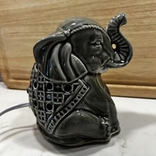 Elephant night light ,green,boho,India,figurine,hippie, teen