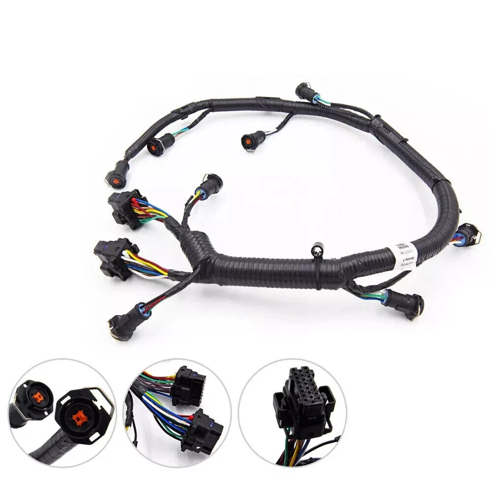 Arnés de cableado de inyector de combustible 3C3Z9D930AA para Ford 2003 6,0 L diésel - ¡NUEVO! Foto 4 de 4
