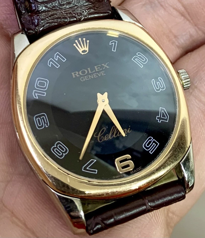 ✅ Reloj Rolex Cellini Danaos 4233 oro rosa macizo de 18 quilates - para hombre - RARO de colección ✅ Foto 4 de 4