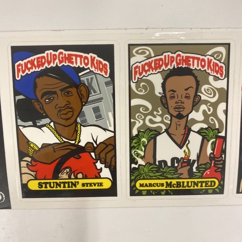 DGK F’d Up Ghetto Kids Stickers by Kayo - Picture 3 of 10
