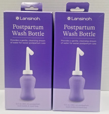 2-Lansinoh Postpartum WashBottles Provides Gentle Care 12.2 oz w/ Travel Bag
