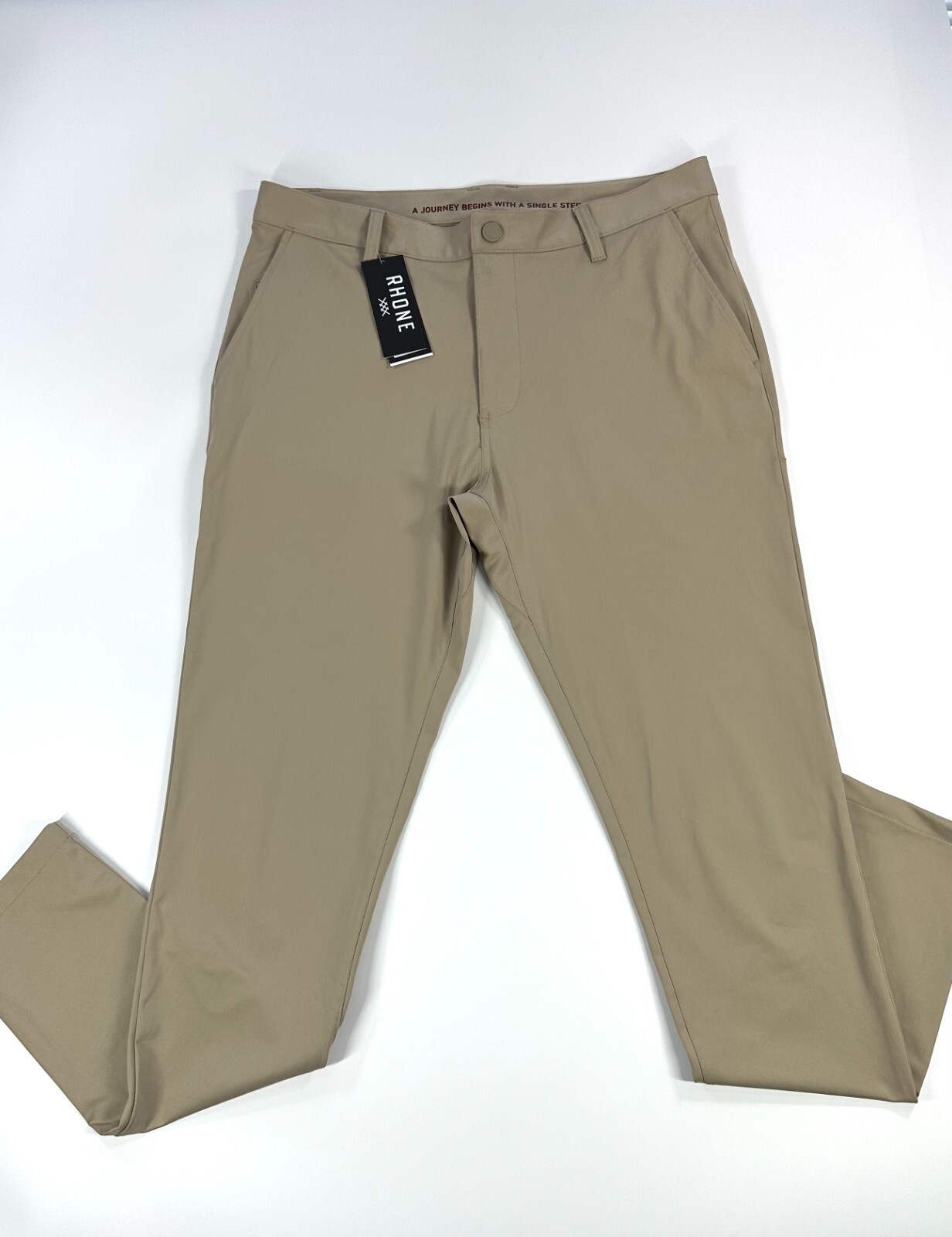 Mens RHONE Commuter Stretch Skinny Fit Pant Khaki 33 x 33 NWT eBay