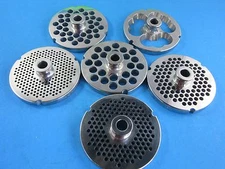 PICK YOUR SIZE #32 S/Steel Meat Grinder Plate w/ HUB Hobart Biro LEM Cabelas etc