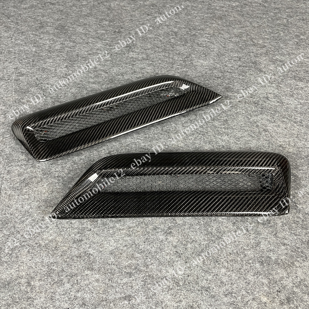 Carbon Fiber Hood Scoop Vent – Pair For Mitsubishi Evolution X / EVO 10