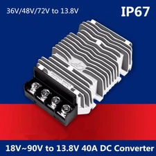 36V 48V 72V to 13.8V 40A 552W Bucker Vehicle Power Module 18V~90V TO 13.8V DC-
