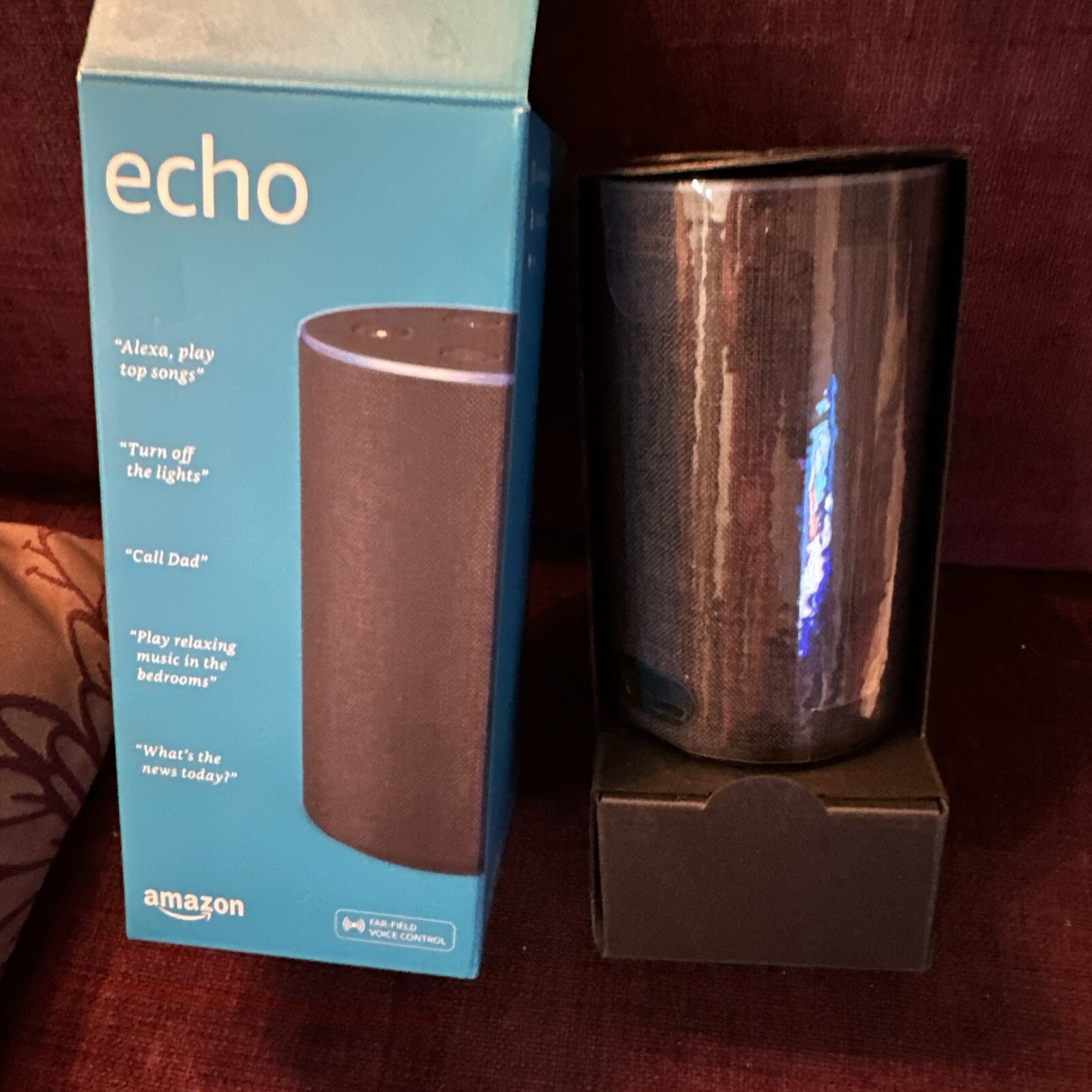 Echo 2nd Gen Smart Speaker with Alexa - Voice Control & Streaming-image