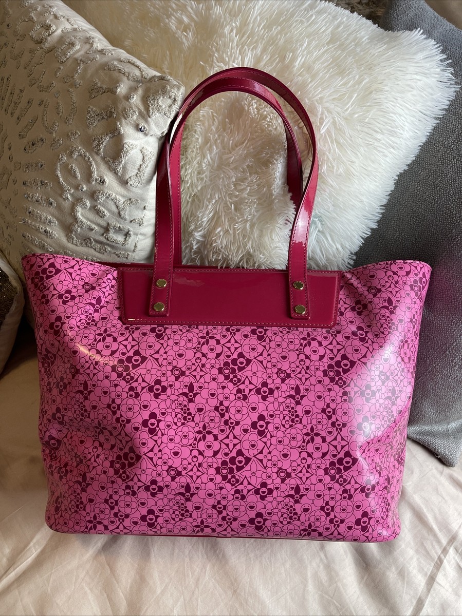 Louis Vuitton Louis Vuitton Cosmic Blossom Purple PM Vinyl Tote