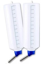 2PCE Pet Basic Hanging Water Dispenser Rabbit Guinea Pig 600ml