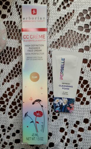 ERBORIAN CC CREME HIGH DEFINITION RADIANCE FACE CREAM/ PERFECTOR CLAIR+ Bonus