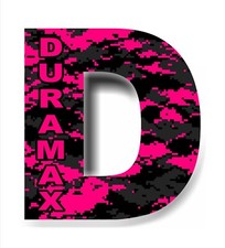 Duramax D Silverado Sierra Digital Camouflage Diesel Sticker Decal