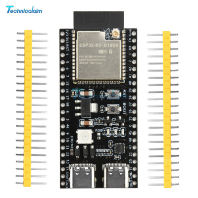 ESP32-S3 N16R8 N8R2 Dual Type-C WIFI Bluetooth Development Board W/ Antenna Base
