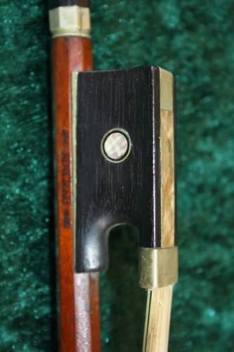 ARCO PEQUEÑO ANTIGUO, ARCO DE VIOLÍN AGOSTO ÁSPERO, EN RESTAURADORES - Imagen 15 de 21