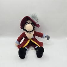 CAPTAIN HOOK - DISNEY PETER PAN Mini Bean Bag Plush Used 10" Collectible