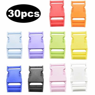 Fibbie A Sgancio Laterale Chudian - 60 Pezzi Da 10mm, Nere, Per Braccialetti, Collari Cani, Zaini - Foto 10