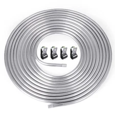 3/8" OD Aluminum Hard Fuel Line Tubing 10ft 0.039" Wall for Auto Fuel Systems