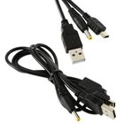 2in1 Playstation 3 PS3 PSP Charging Charger Power Cable USB A Male to Mini B UK