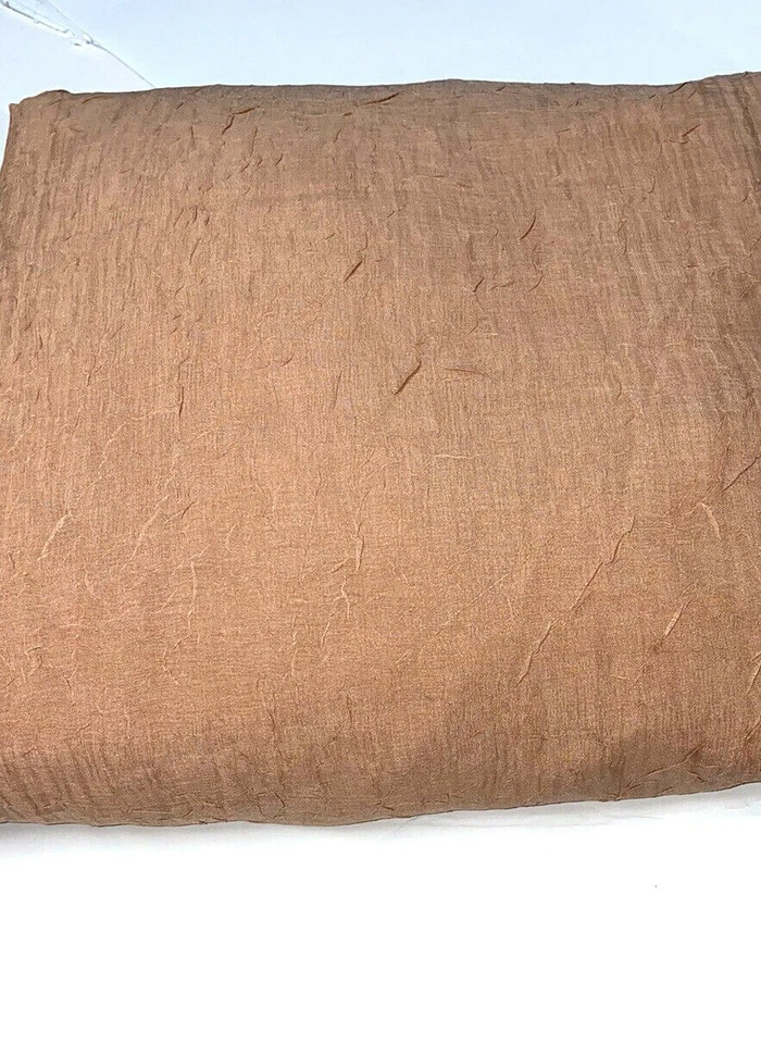 JC Penney 90s Wide Window Scarf Swag Drape Valance Curtain Orange Vintage - Image 3 of 4