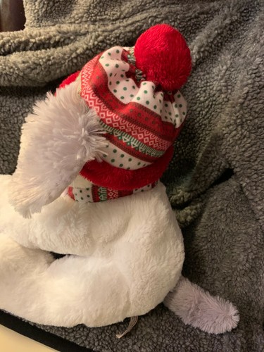 "Bufanda de peluche Hugfun International cachorro oso de peluche capó animal de peluche 12" - Imagen 5 de 10