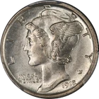 1918-S Mercury Dime PCGS MS64 Superb Eye Appeal Nice Strike