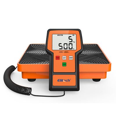 Elitech LMC-100A+ Electronic Digital Refrigerant Scale Charging HVAC 220lb 100KG