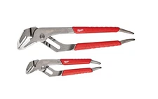 Milwaukee 48-22-6330 6" & 10" Comfort Grip Straight Jaw Pliers Set