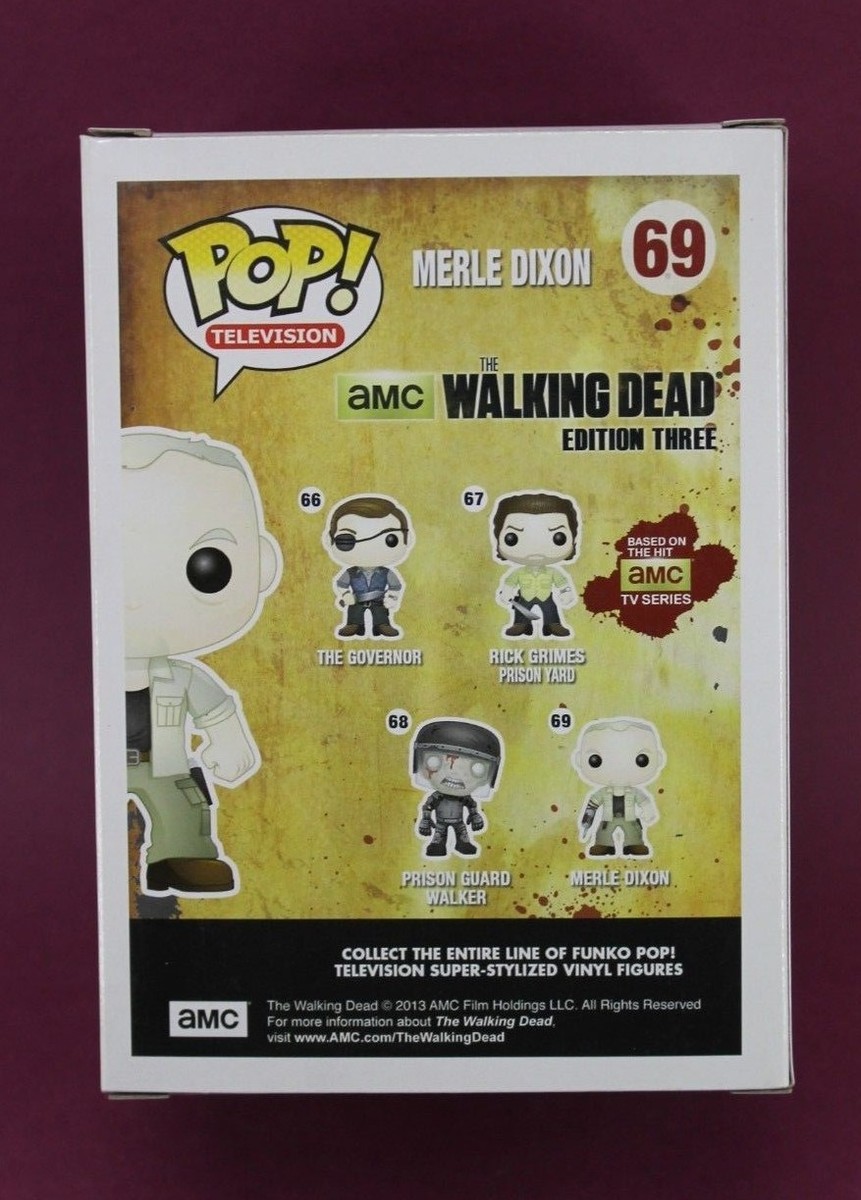 FUNKO POP TELEVISION THE WALKING DEAD #69 MERLE DIXON