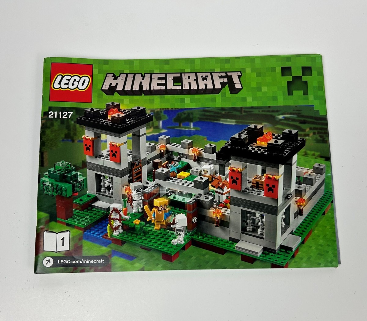 Lego Minecraft 21127 The Fortress Set Used Incomplete Parts with