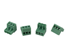 Phoenix Type Connector 3-Pole 5mm Pitch 4-Pack