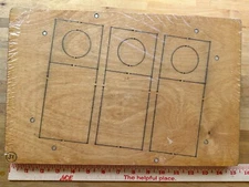 AccuCut Cutting Die #NC109CSJP Bottle Tags Crease ~ Super Jumbo Size Pinnovation