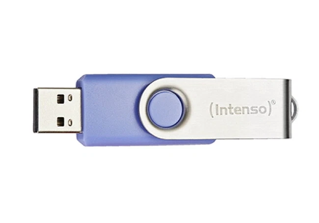 Intenso USB Stick 64GB Speicherstick Basic Line blau bulk