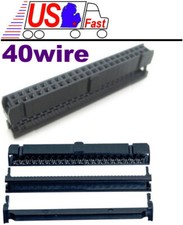 Female 40wire IDC/IDS 40pin Ribbon/Strap Cable/Cord IDE Crimp end/terminator