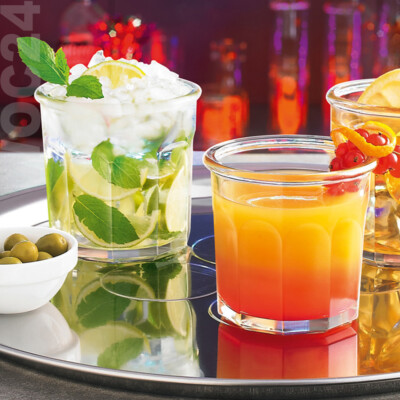 6 x Whisky Cocktail Longdrink Espresso Gläser Glas Eisbecher Amuse Bouche Wasser