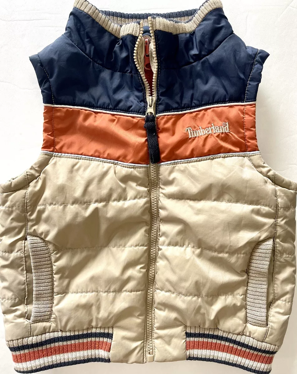 Boys orange cheap puffer vest